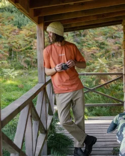 T-Shirts & Tank Tops|Passenger Phoenix Organic Cotton T-Shirt - Burnt Orange BurntOrange
