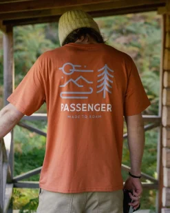 T-Shirts & Tank Tops|Passenger Phoenix Organic Cotton T-Shirt - Burnt Orange BurntOrange