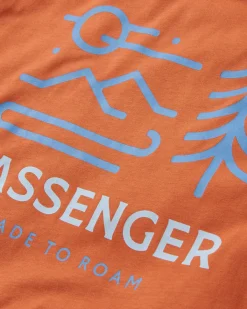 T-Shirts & Tank Tops|Passenger Phoenix Organic Cotton T-Shirt - Burnt Orange BurntOrange