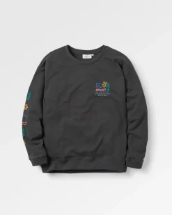 Sweatshirts|Hoodies & Sweatshirts|Passenger Phoenix Recycled Cotton Oversized Sweatshirt - Black