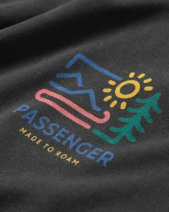 Sweatshirts|Hoodies & Sweatshirts|Passenger Phoenix Recycled Cotton Oversized Sweatshirt - Black