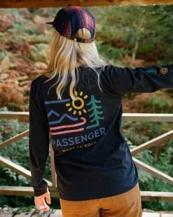 T-Shirts & Tank Tops|Passenger Phoenix Recycled Long Sleeve T-Shirt - Black