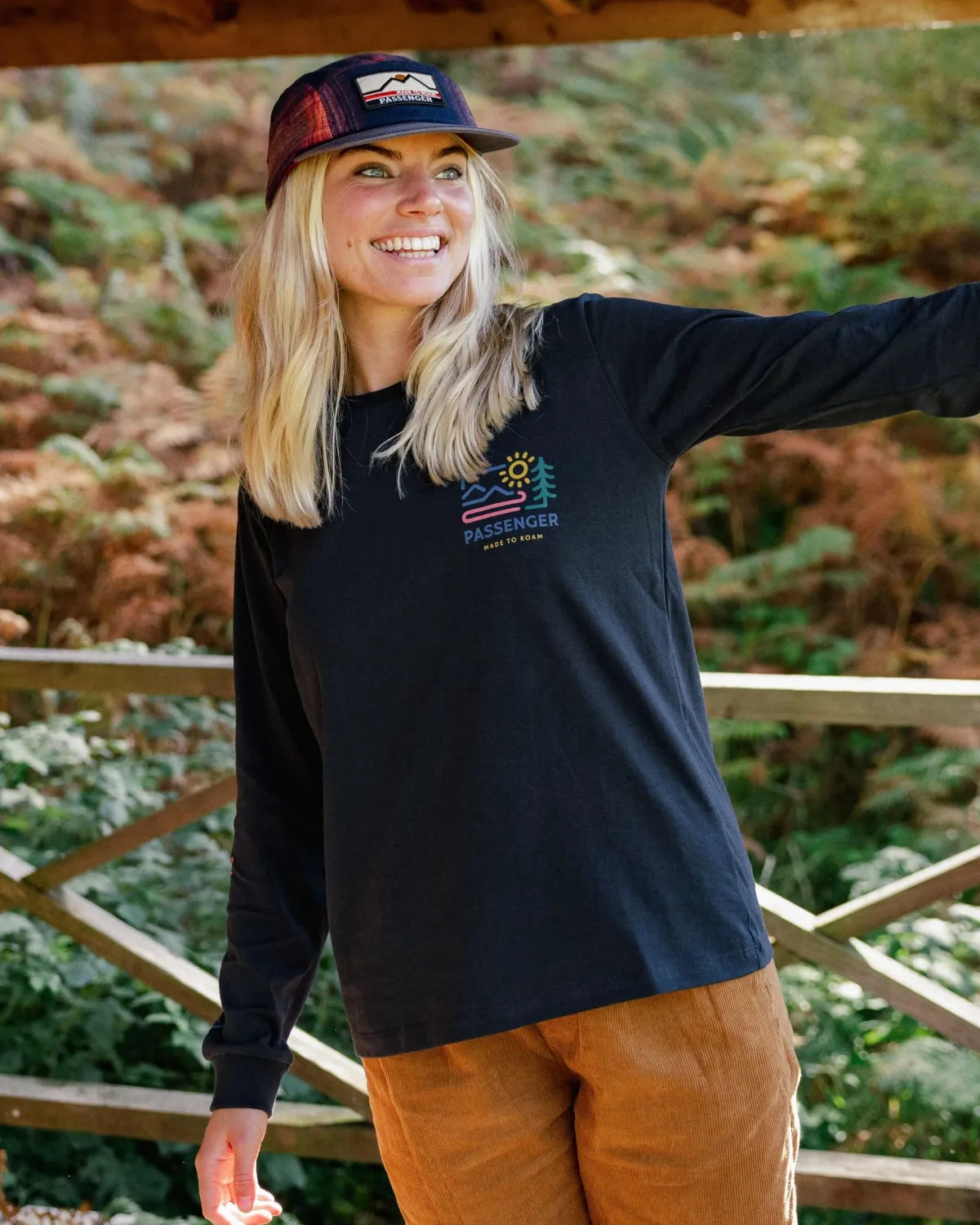 T-Shirts & Tank Tops|Passenger Phoenix Recycled Long Sleeve T-Shirt - Black