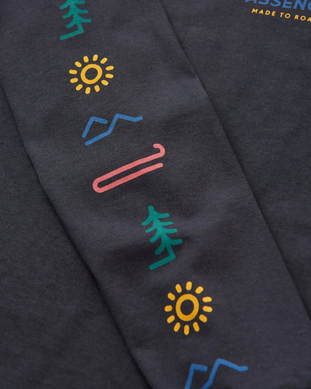 T-Shirts & Tank Tops|Passenger Phoenix Recycled Long Sleeve T-Shirt - Black