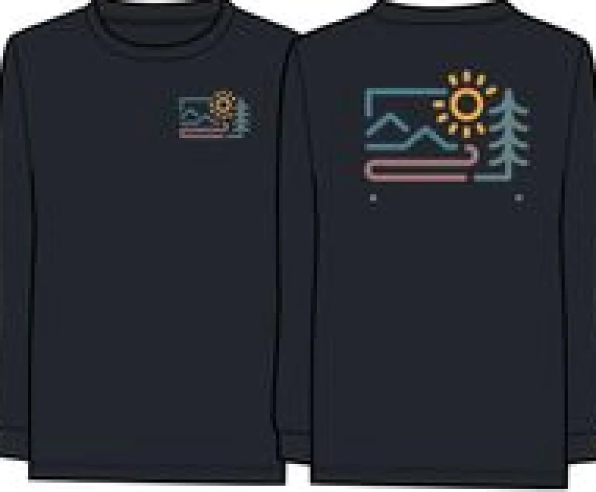 T-Shirts & Tank Tops|Passenger Phoenix Recycled Long Sleeve T-Shirt - Black