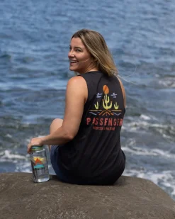 Tank Tops|Passenger Planted Recycled Cotton Tank Top - Black