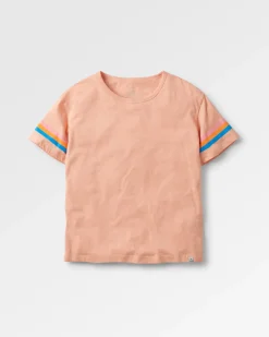 T-Shirts & Tank Tops|Passenger Poinsettia Organic Cotton T-Shirt - Soft Apricot Marl SoftApricotMarl
