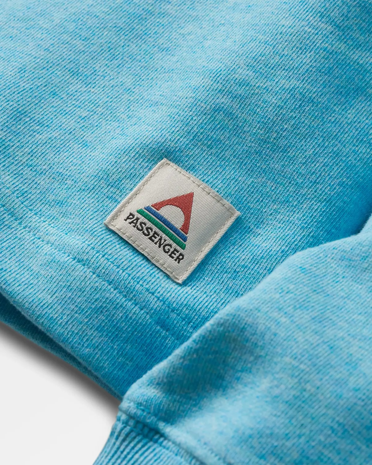 Sweatshirts|Hoodies & Sweatshirts|Passenger Poinsettia Organic Cotton Sweatshirt - Soft Blue Pool Marl SoftBluePoolMarl