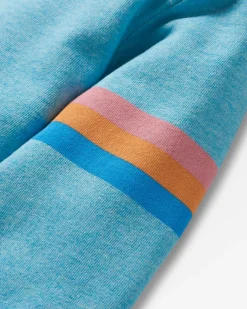 Sweatshirts|Hoodies & Sweatshirts|Passenger Poinsettia Organic Cotton Sweatshirt - Soft Blue Pool Marl SoftBluePoolMarl