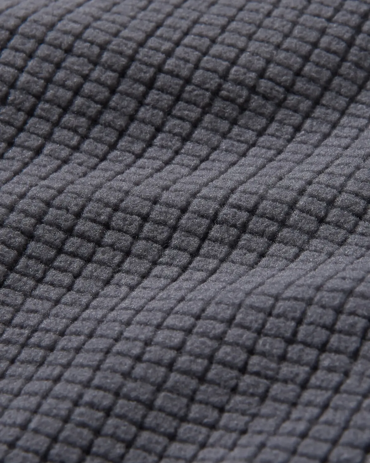 Fleece|Fleece|Passenger Point Recycled Grid Polar Fleece Hoodie - Charcoal