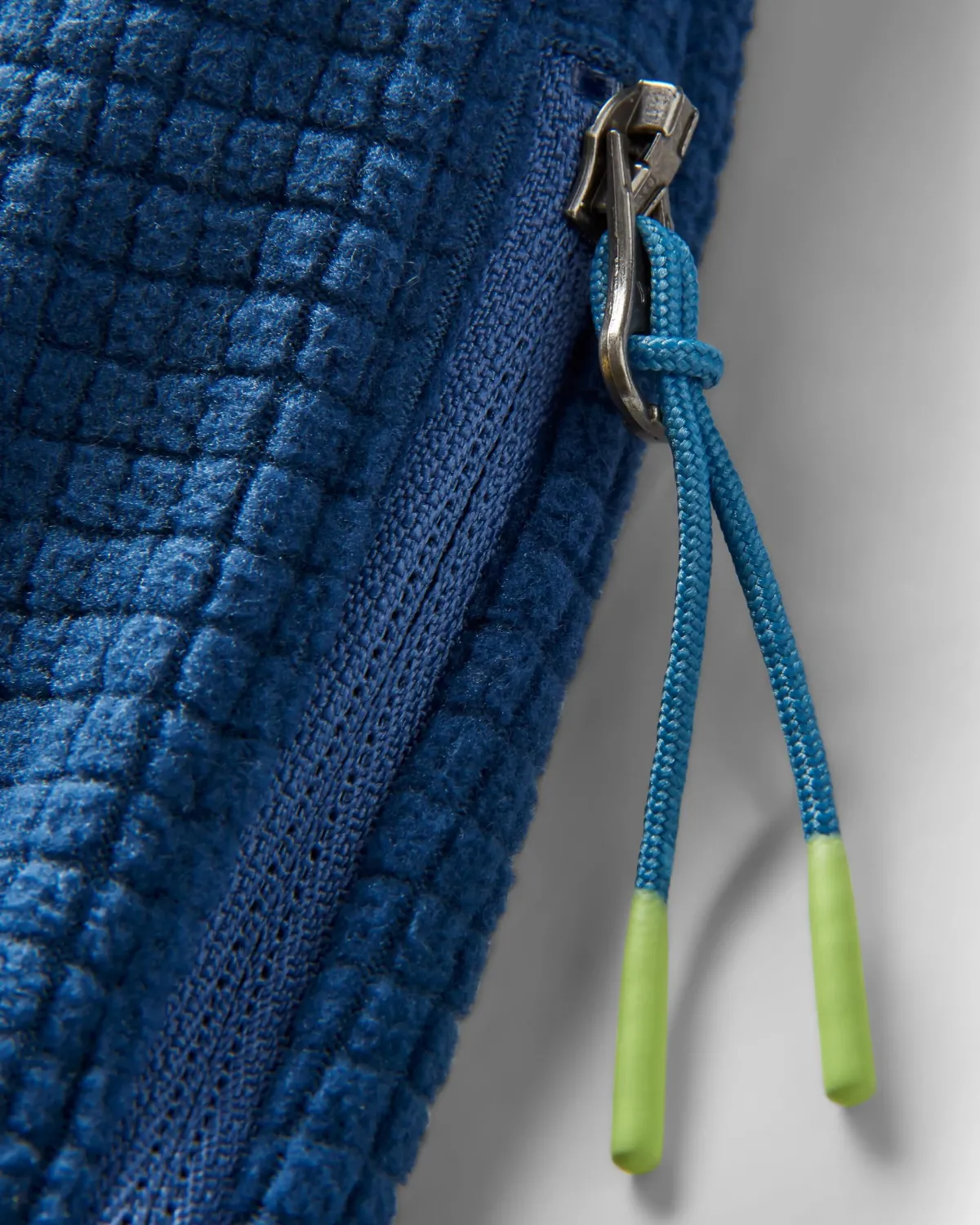 Fleece|Fleece|Passenger Point Recycled Grid Polar Fleece Hoodie - Dark Denim DarkDenim
