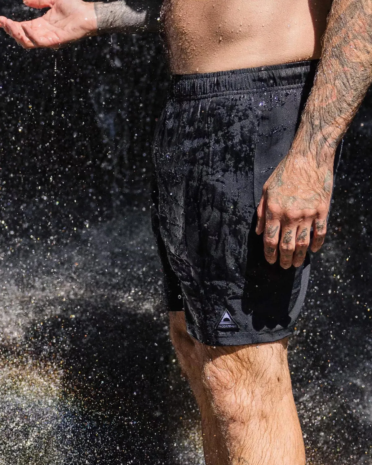 Shorts|Shorts|Passenger Porto Recycled All Purpose Swim Short - Black