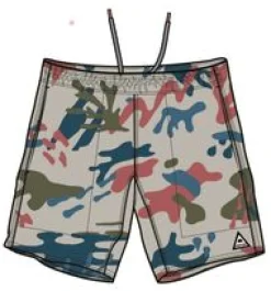 Bottoms|Shorts|Passenger Porto Recycled All Purpose Swim Short - Seaweed Camo Pebble Gray SeaweedCamoPebbleGray