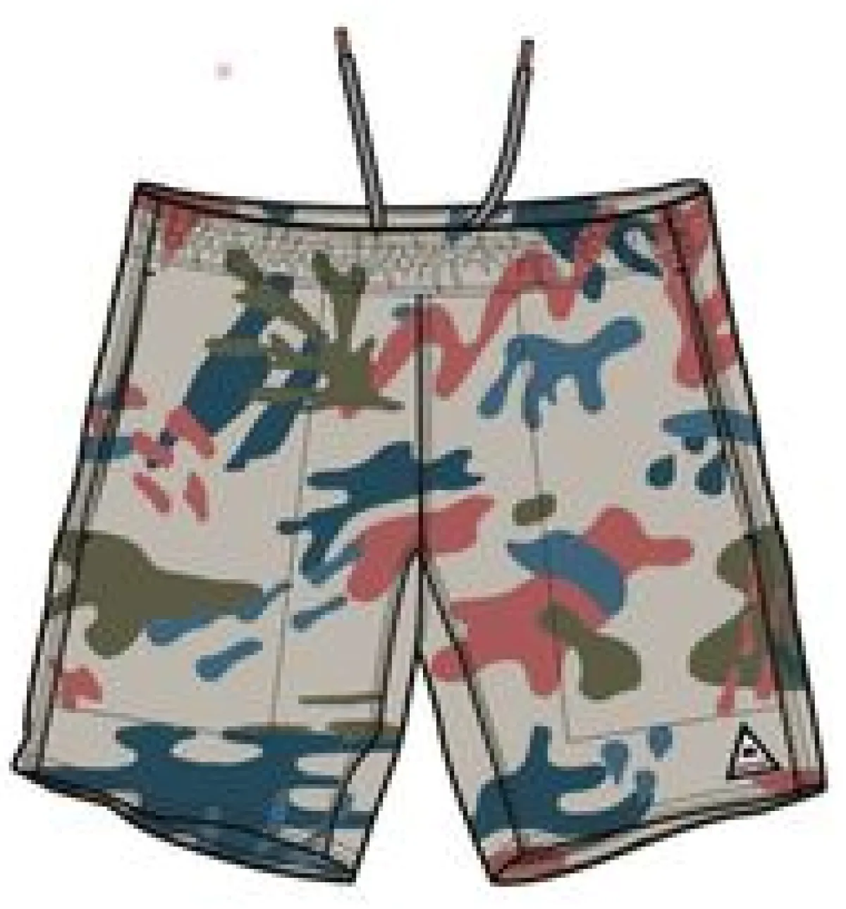 Bottoms|Shorts|Passenger Porto Recycled All Purpose Swim Short - Seaweed Camo Pebble Gray SeaweedCamoPebbleGray