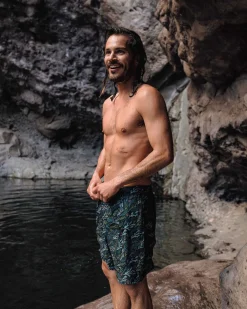 Bottoms|Shorts|Passenger Porto Recycled All Purpose Swim Short - Ocean Current Black OceanCurrentBlack