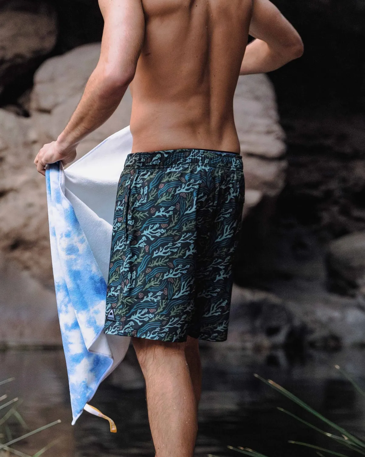 Bottoms|Shorts|Passenger Porto Recycled All Purpose Swim Short - Ocean Current Black OceanCurrentBlack
