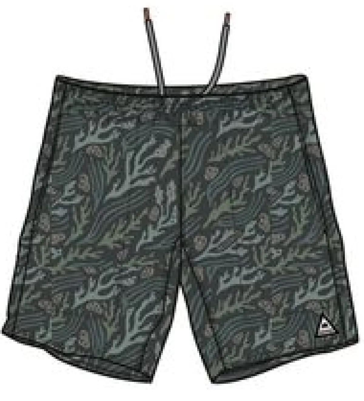 Bottoms|Shorts|Passenger Porto Recycled All Purpose Swim Short - Ocean Current Black OceanCurrentBlack