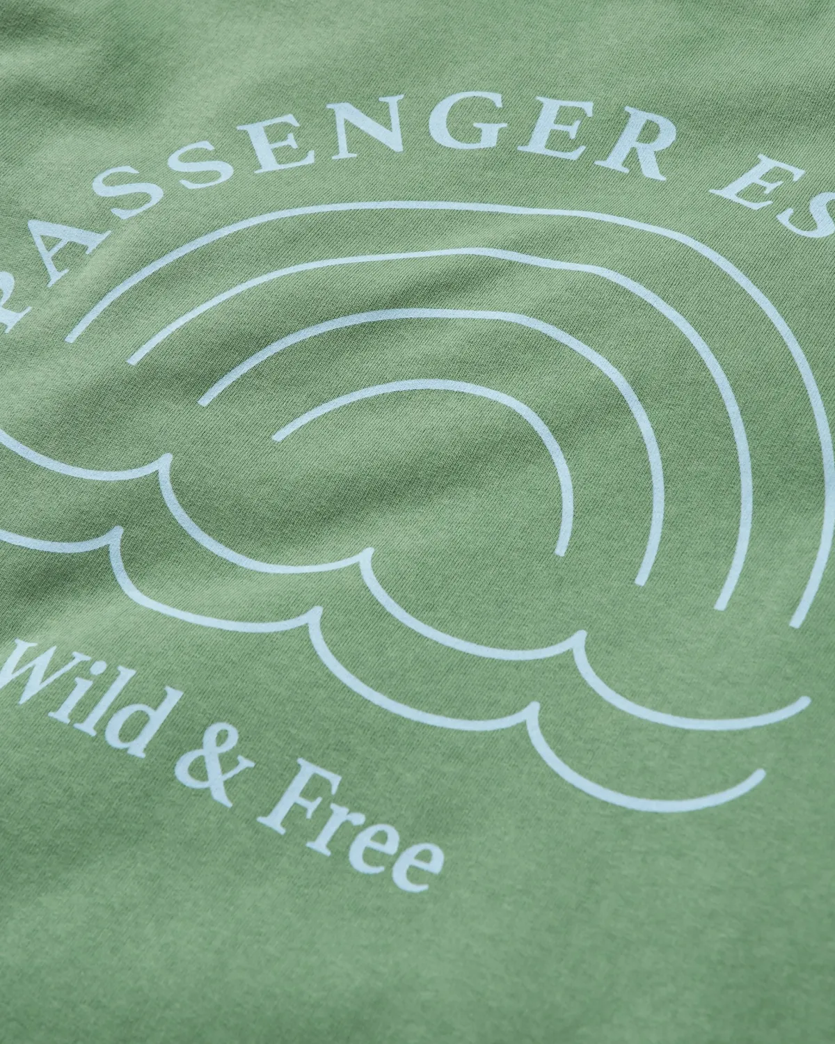 Sweatshirts|Hoodies & Sweatshirts|Passenger Rainbow Recycled Cotton Oversized Sweatshirt - Dark Ivy DarkIvy