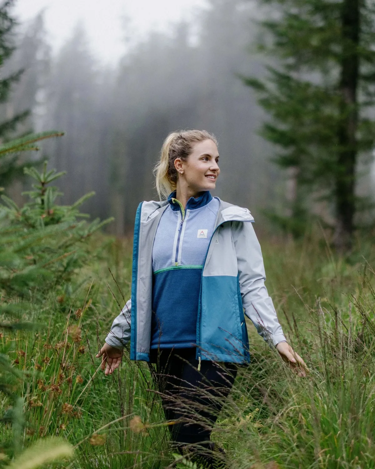 Outdoor Active|Jackets|Passenger Rainstorm Recycled Waterproof Jacket - Gray Blue/Blue Steel GrayBlue/BlueSteel