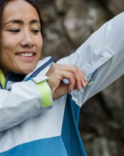Outdoor Active|Jackets|Passenger Rainstorm Recycled Waterproof Jacket - Gray Blue/Blue Steel GrayBlue/BlueSteel