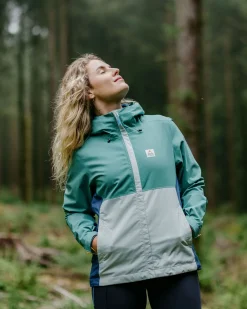Outdoor Active|Jackets|Passenger Rainstorm Recycled Waterproof Jacket - Deep Sea/Surf Spray DeepSea/SurfSpray