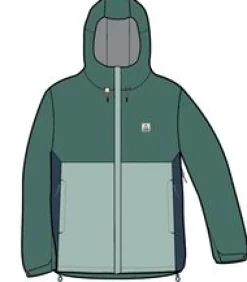 Outdoor Active|Jackets|Passenger Rainstorm Recycled Waterproof Jacket - Deep Sea/Surf Spray DeepSea/SurfSpray