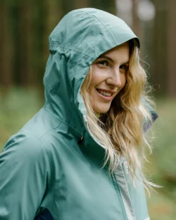 Outdoor Active|Jackets|Passenger Rainstorm Recycled Waterproof Jacket - Deep Sea/Surf Spray DeepSea/SurfSpray