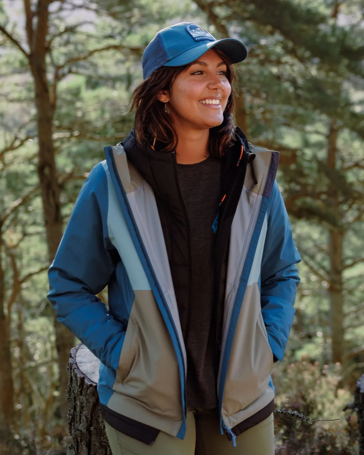 Outdoor Active|Jackets|Passenger Rainstorm Recycled Waterproof Jacket - Tidal Blue/Arctic/Dusty Olive TidalBlue/Arctic/DustyOlive