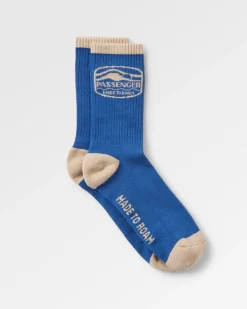 Socks|Passenger Rambler Organic Midweight Crew Socks - Moonlight Blue MoonlightBlue
