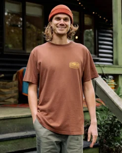 T-Shirts & Tank Tops|T-Shirts & Tank Tops|Passenger Rambler Recycled Cotton T-Shirt - Cappuccino