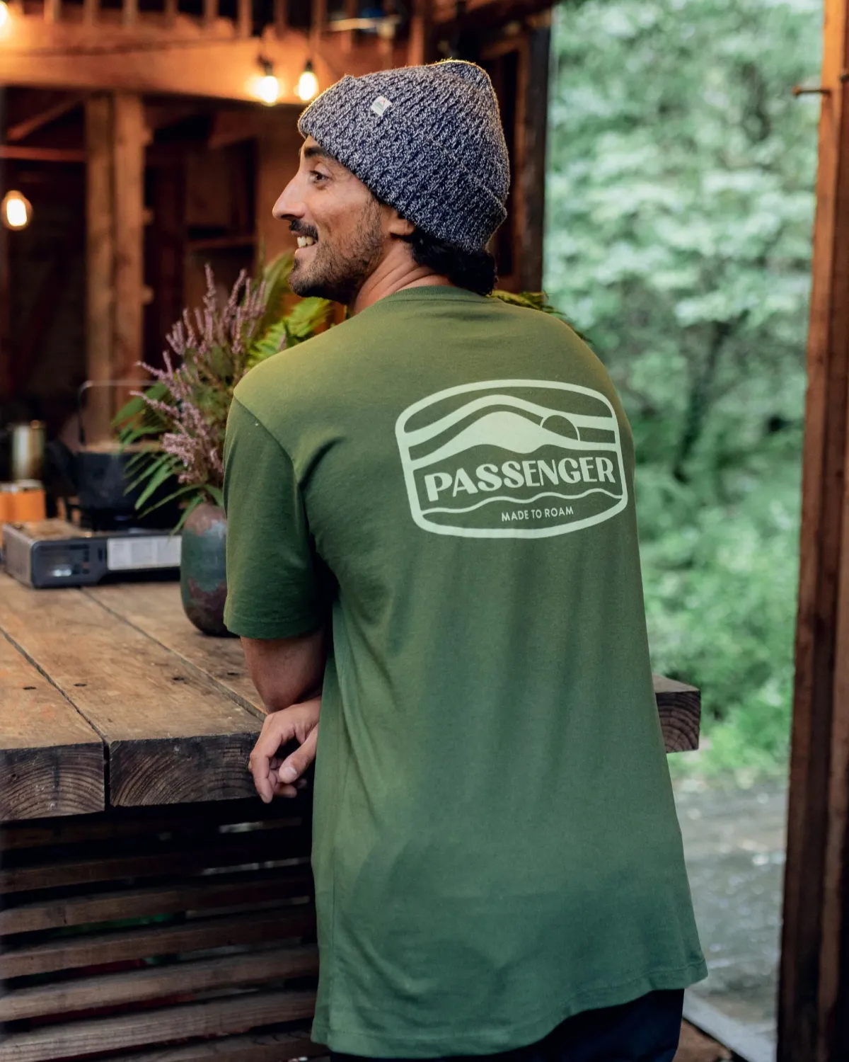 T-Shirts & Tank Tops|T-Shirts & Tank Tops|Passenger Rambler Recycled Cotton T-Shirt - Fir Tree FirTree
