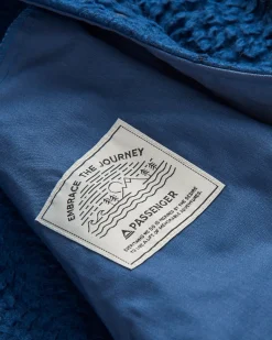 Shirts|Fleece|Passenger Rappel Recycled Sherpa Oversized Shirt - Dark Denim DarkDenim