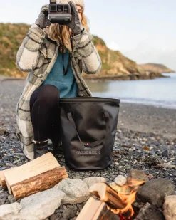 Surf Accessories|Surf Accessories|Passenger Recycled 20 Liter Bucket Bag - Black