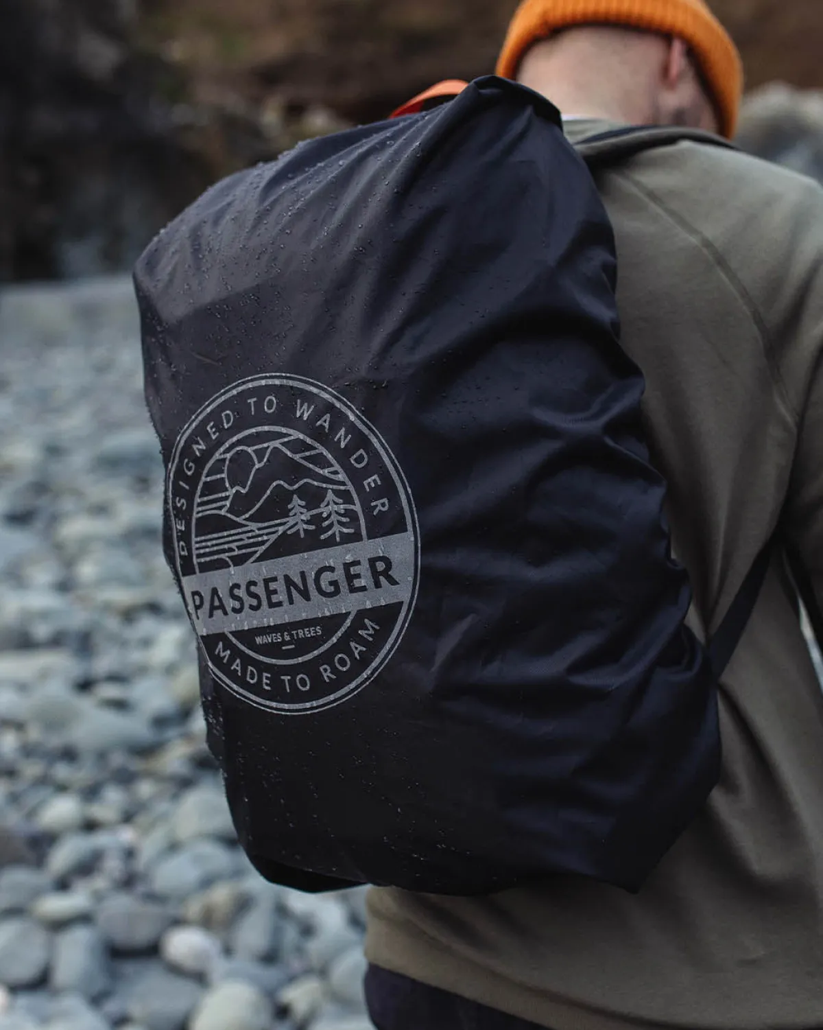 Backpacks|Passenger Recycled Backpack Cover (18-35L) - Black
