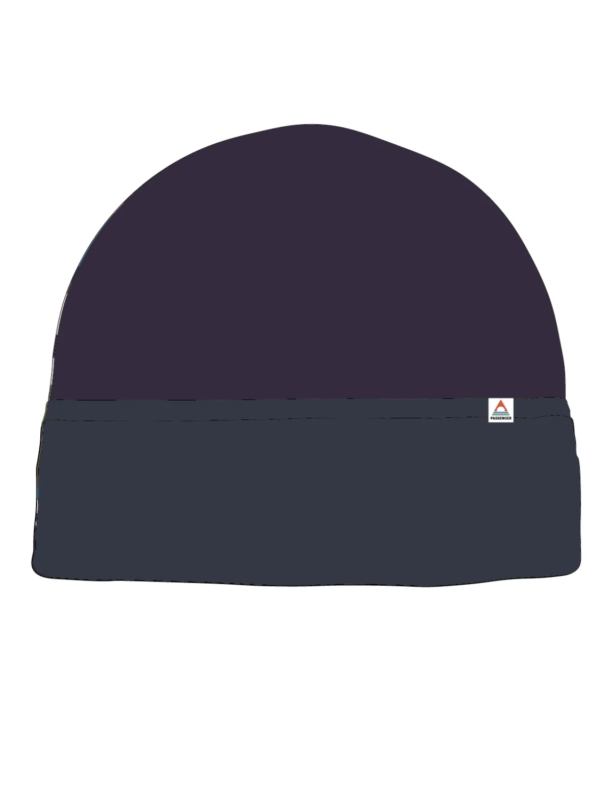 Outdoor Active|Beanies|Passenger Recycled Polar Fleece Beanie - Deep Plum/Charcoal DeepPlum/Charcoal