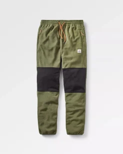 Pants|Passenger Recycled Polar Fleece Jogger - True Black/Khaki Green TrueBlack/KhakiGreen