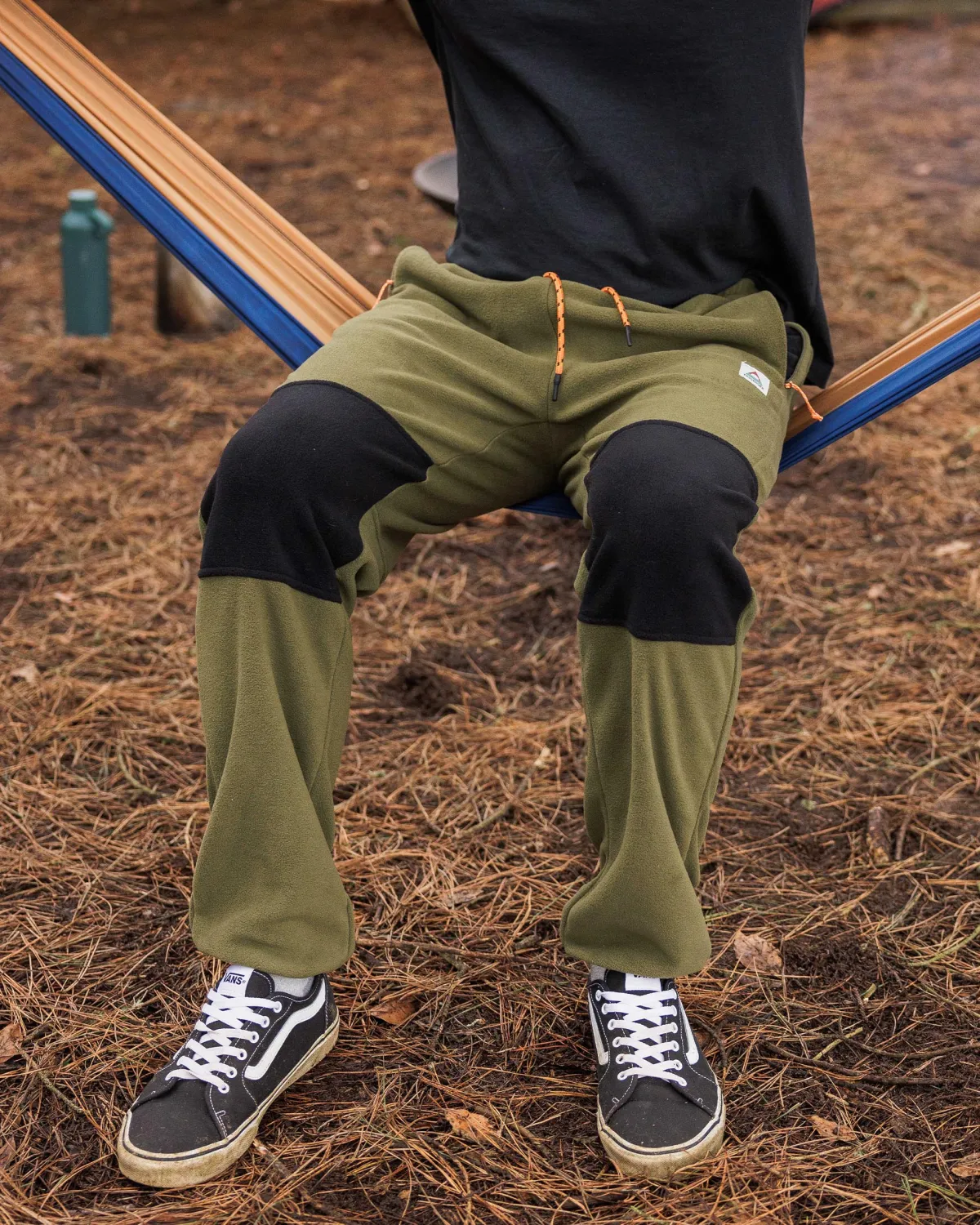 Pants|Passenger Recycled Polar Fleece Jogger - True Black/Khaki Green TrueBlack/KhakiGreen