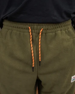 Pants|Passenger Recycled Polar Fleece Jogger - True Black/Khaki Green TrueBlack/KhakiGreen