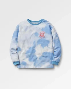 Sweatshirts|Hoodies & Sweatshirts|Passenger Rediscover Organic Cotton Sweatshirt - Tie Dye Cornflower TieDyeCornflower