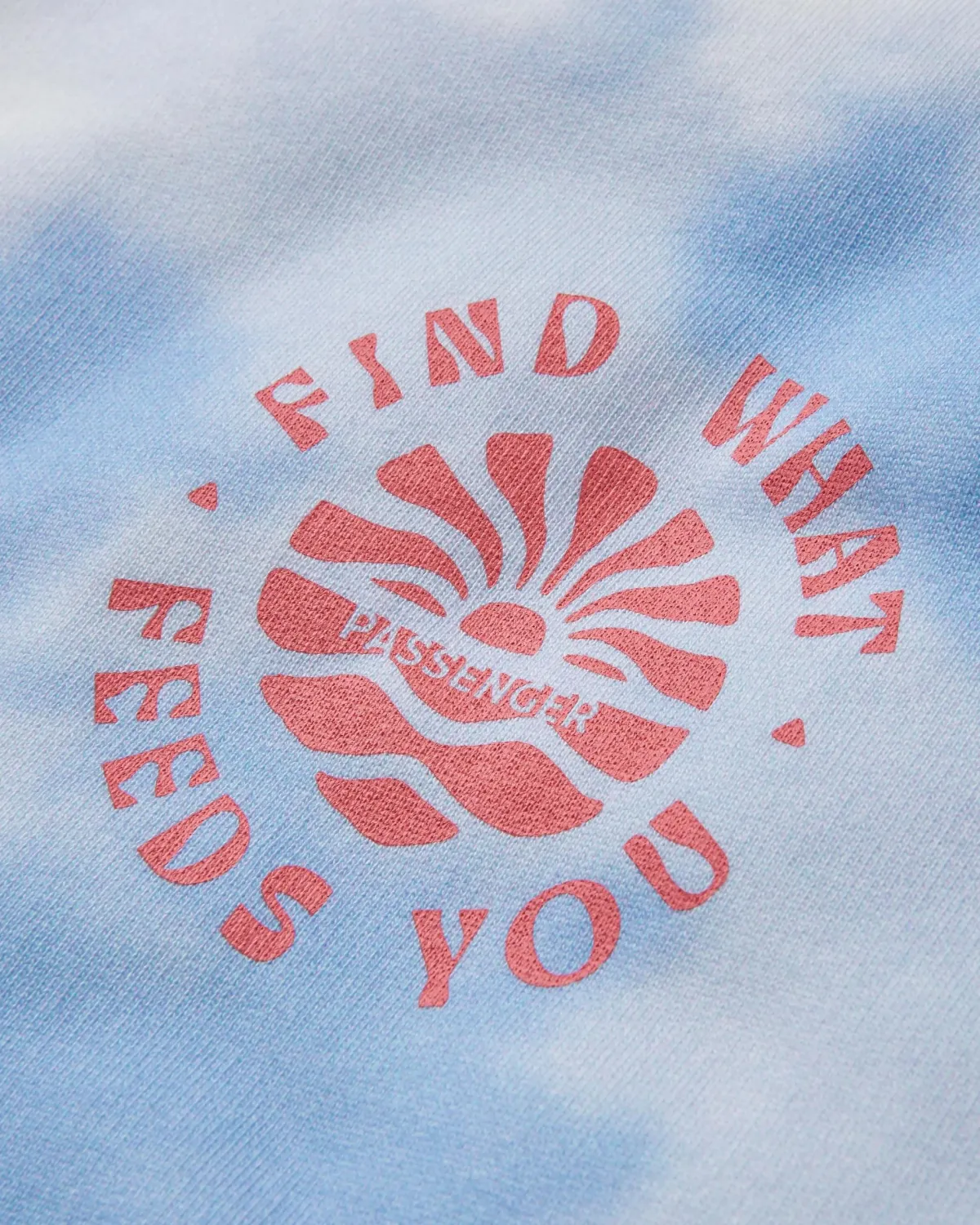 Sweatshirts|Hoodies & Sweatshirts|Passenger Rediscover Organic Cotton Sweatshirt - Tie Dye Cornflower TieDyeCornflower