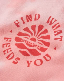 Sweatshirts|Hoodies & Sweatshirts|Passenger Rediscover Organic Cotton Sweatshirt - Tie Dye Shell Pink TieDyeShellPink