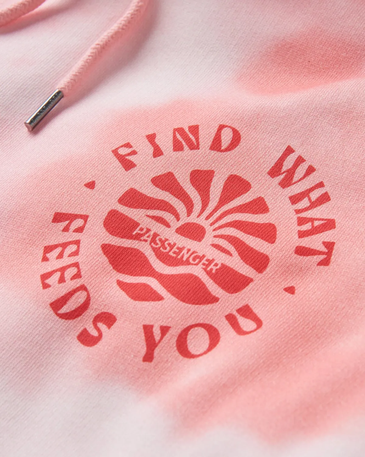 Hoodies|Hoodies & Sweatshirts|Passenger Rediscover Printed Hoodie - Tie Dye Shell Pink TieDyeShellPink