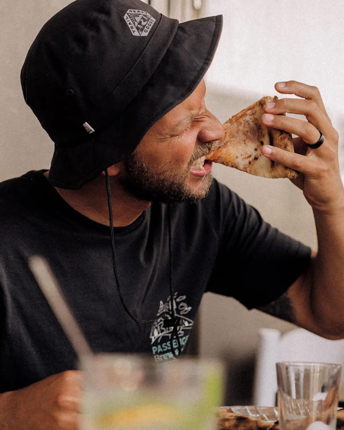 Surf Accessories|Surf Accessories|Passenger Relaxed Organic Bucket Hat - Black