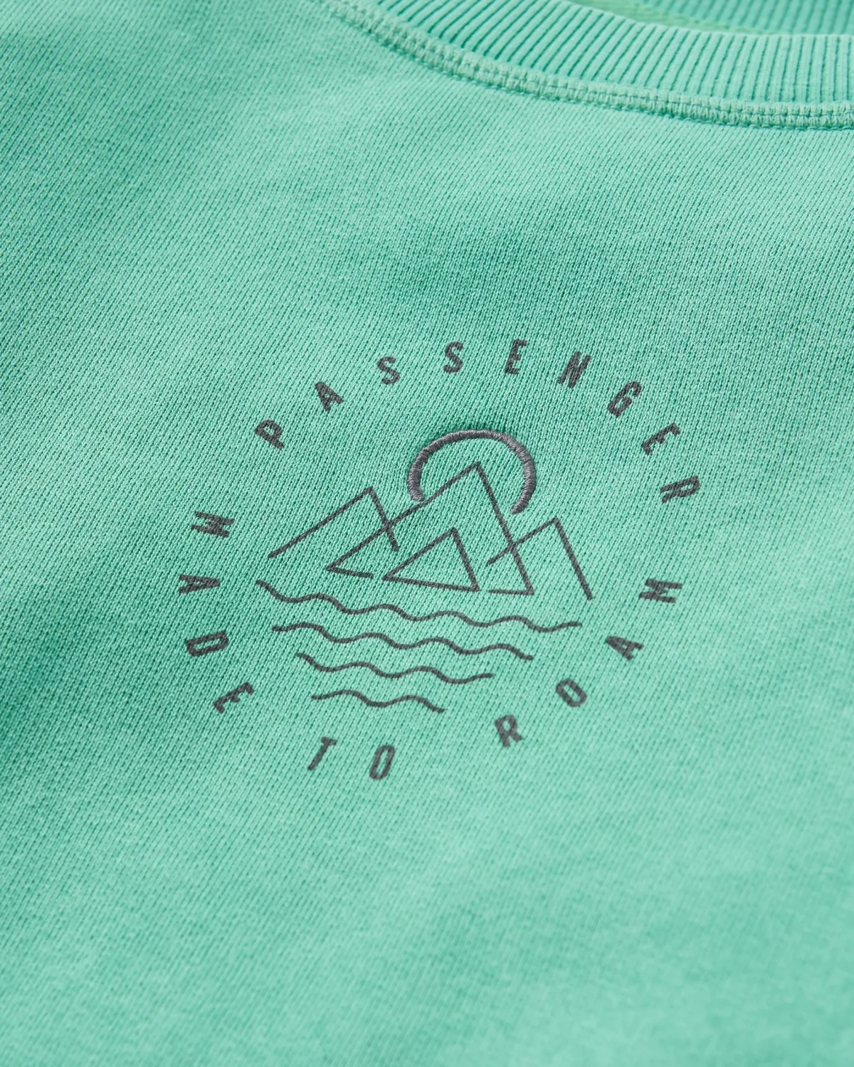 Sweatshirts|Hoodies & Sweatshirts|Passenger Remote Recycled Cotton Long Sleeve Sweatshirt - Green Spruce GreenSpruce