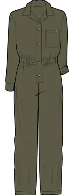 Pants|Jumpsuits & Playsuits|Passenger Resonate Boiler Suit - Khaki Green KhakiGreen