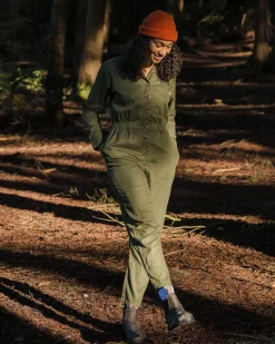 Pants|Jumpsuits & Playsuits|Passenger Resonate Boiler Suit - Khaki Green KhakiGreen
