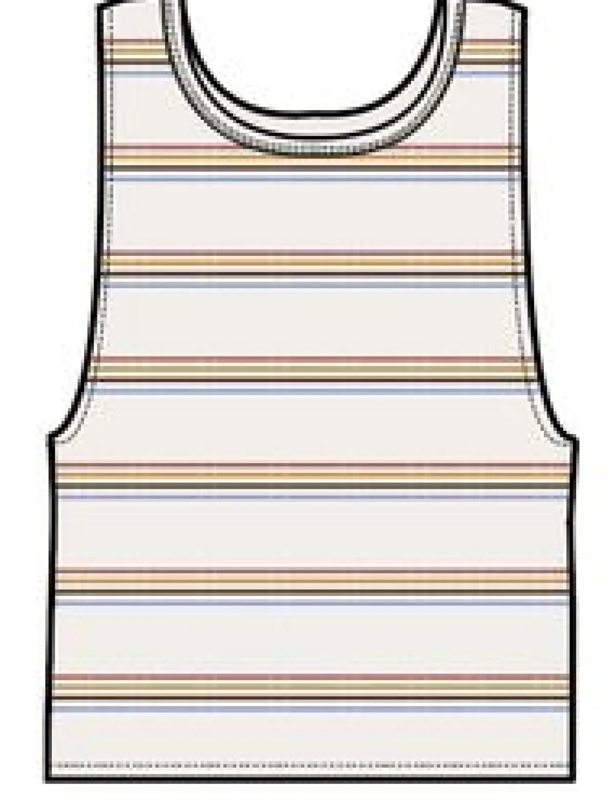 Tank Tops|Passenger Retro Vibes Organic Cotton Tank Top - Retro Stripe RetroStripe