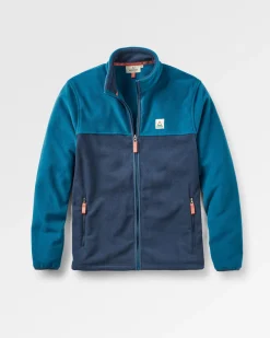 Fleece|Fleece|Passenger Ridge 2.0 Full Zip Recycled Polar Fleece - Tidal Blue/Rich Navy TidalBlue/RichNavy