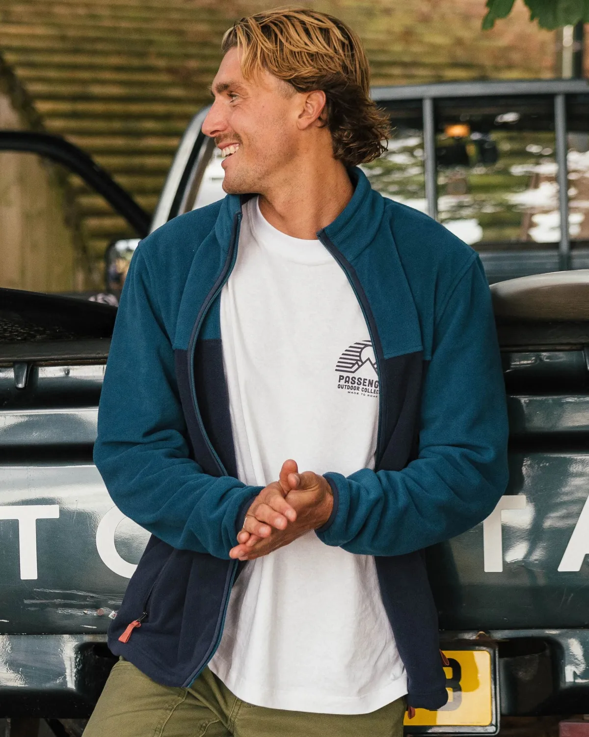 Fleece|Fleece|Passenger Ridge 2.0 Full Zip Recycled Polar Fleece - Tidal Blue/Rich Navy TidalBlue/RichNavy