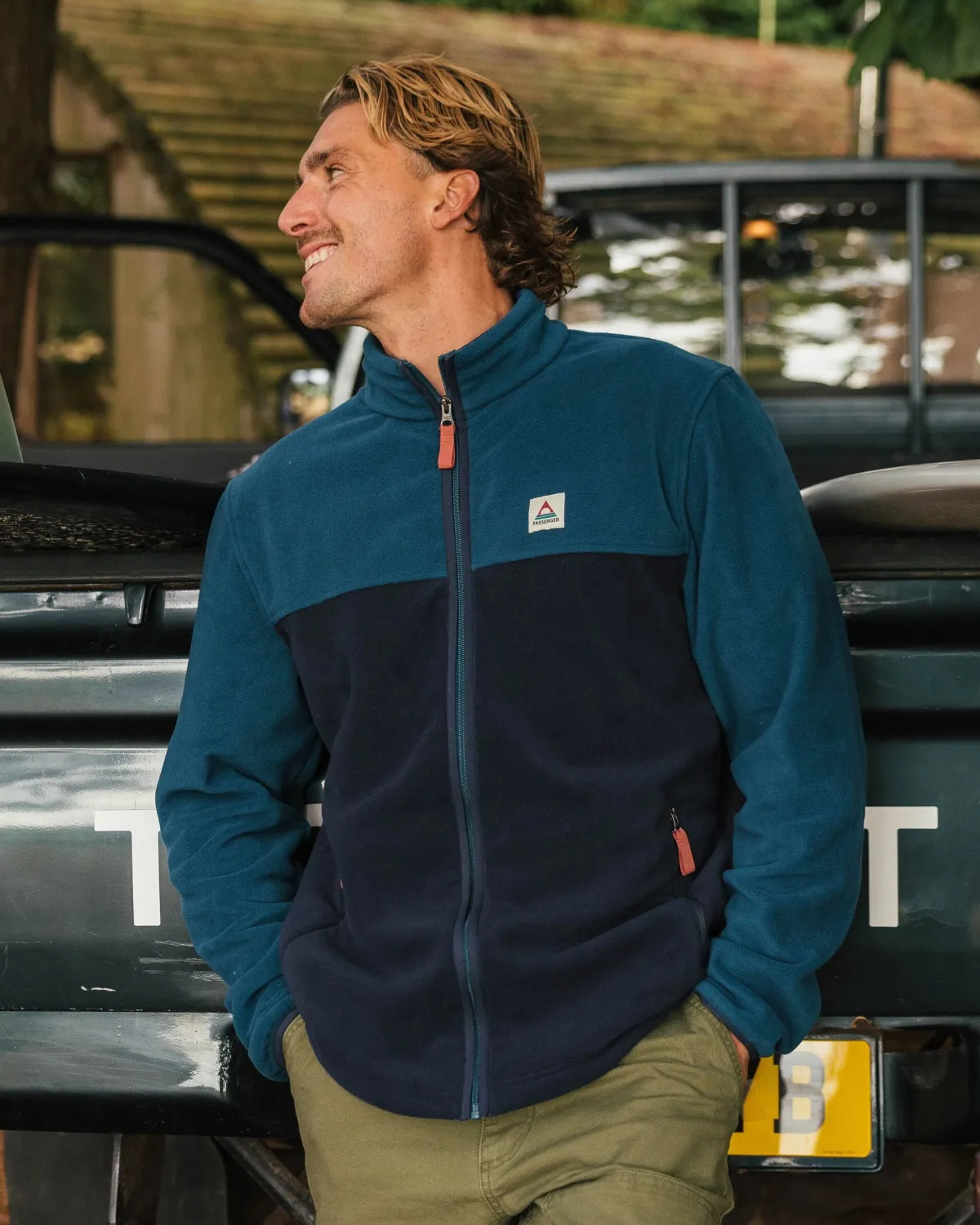Fleece|Fleece|Passenger Ridge 2.0 Full Zip Recycled Polar Fleece - Tidal Blue/Rich Navy TidalBlue/RichNavy